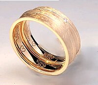 Eismatt mit individueller Partnergravur 